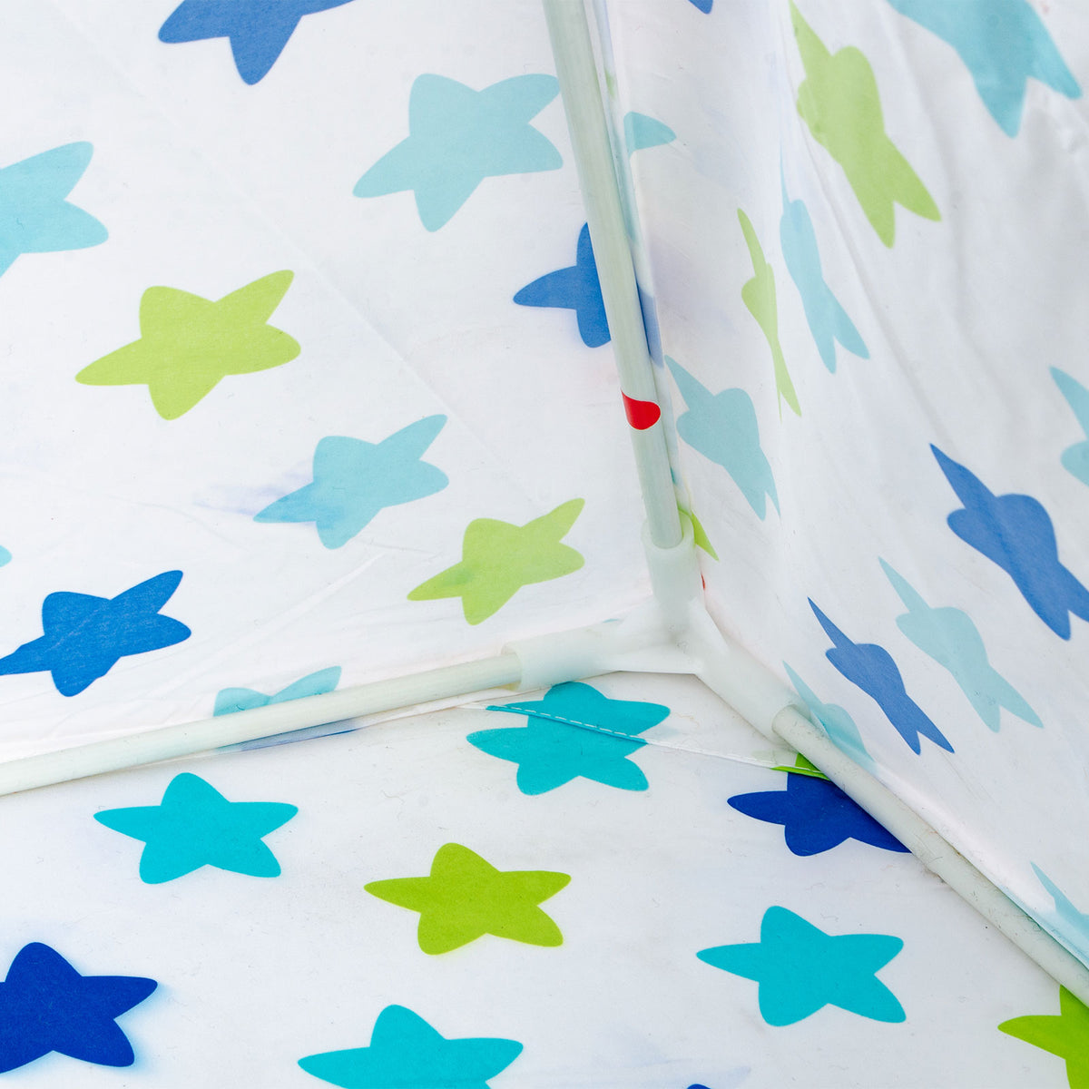 Tipi Tienda Recreativa Infantil, Verde con Blanco